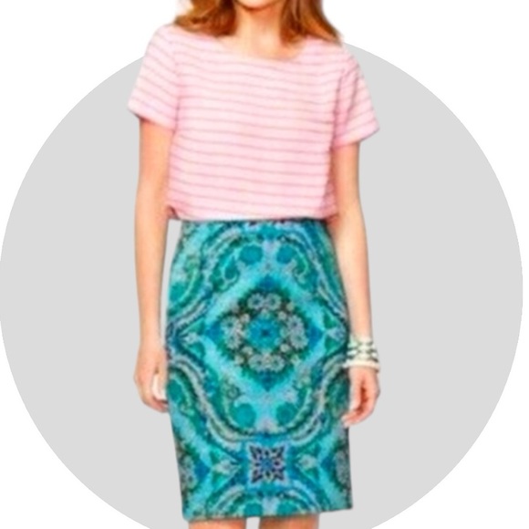 J. Crew Dresses & Skirts - 🛍️3/$12 J crew paisley pencil skirt